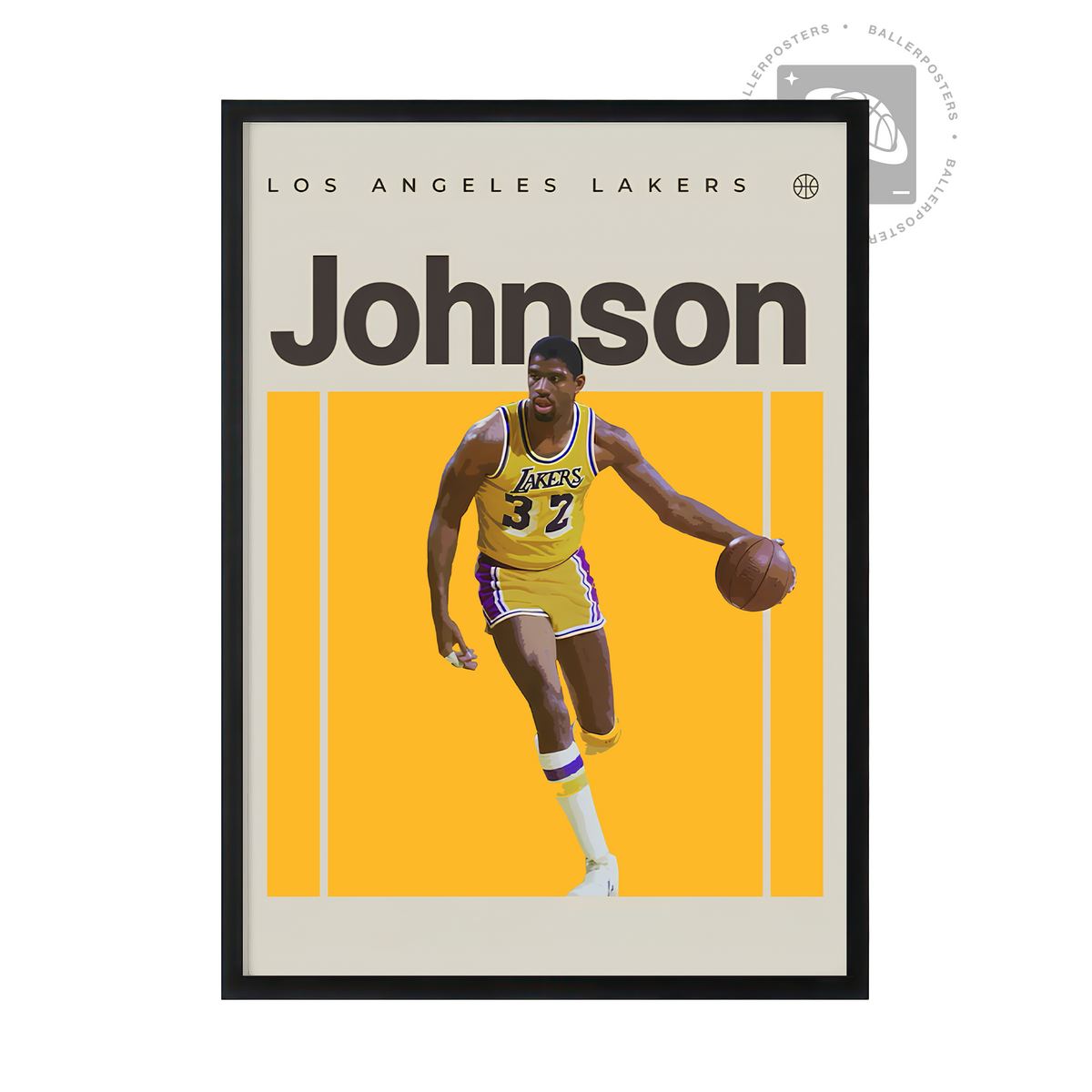 Magic Johnson, Los Angeles Lakers Poster