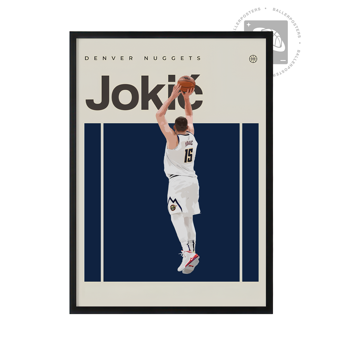Nikola Jokic, Denver Nuggets Poster