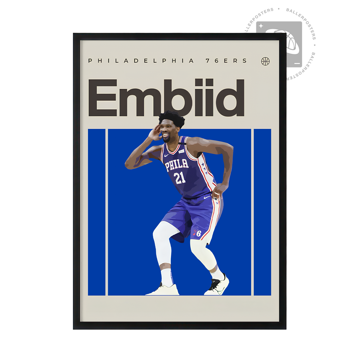 Joel Embiid, Philadelphia 76ers Poster