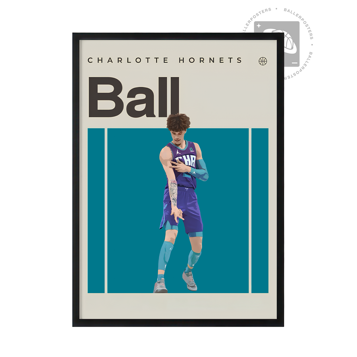 Lamelo Ball, Charlotte Hornets Poster