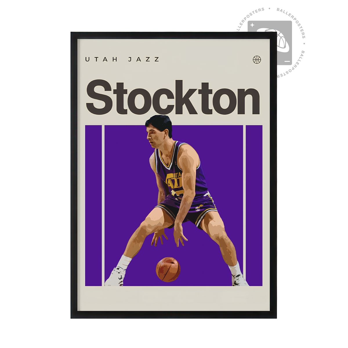 John Stockton, Utah Jazz Poster