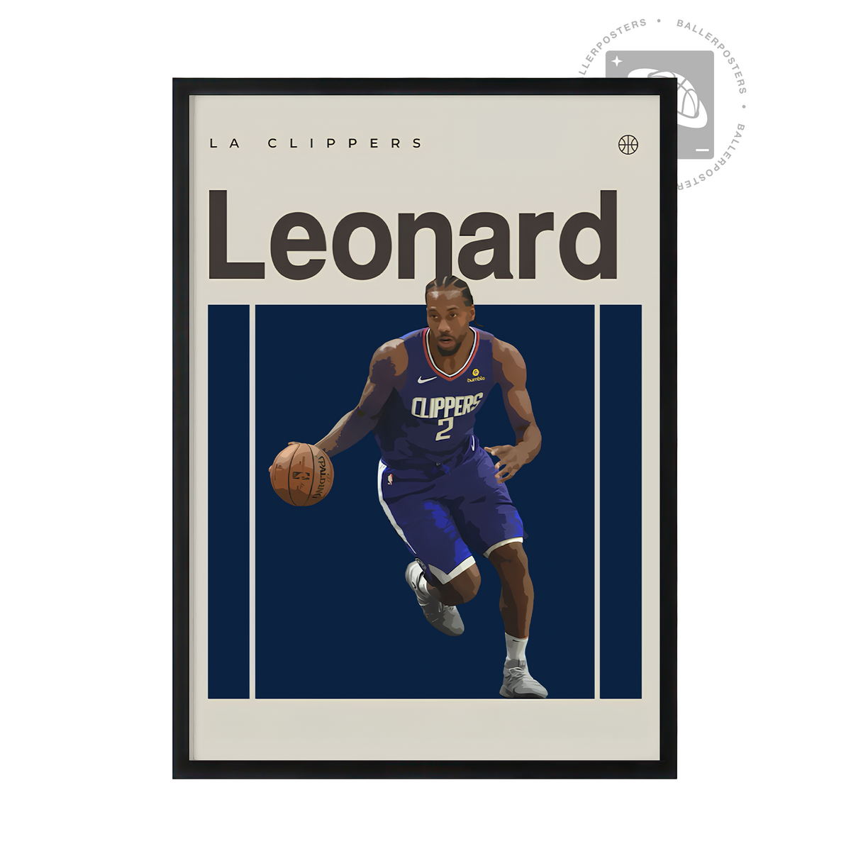 Kawhi Leonard, Los Angeles Clippers Poster