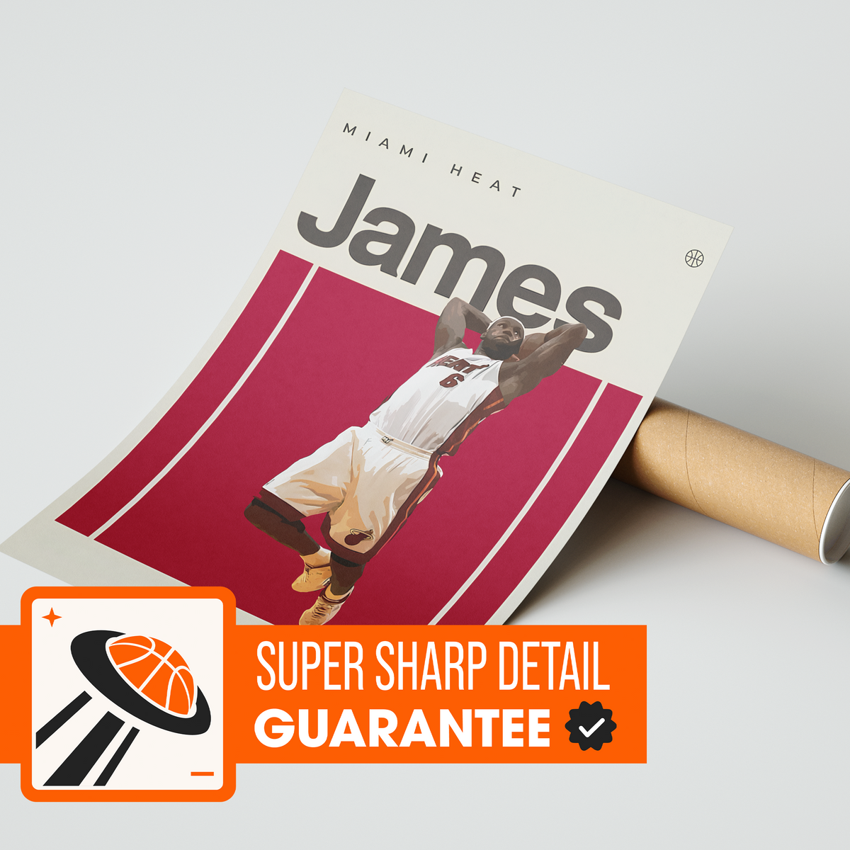 LeBron James, Miami Heat Poster
