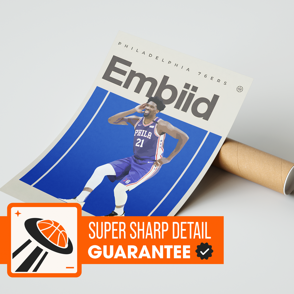 Joel Embiid, Philadelphia 76ers Poster