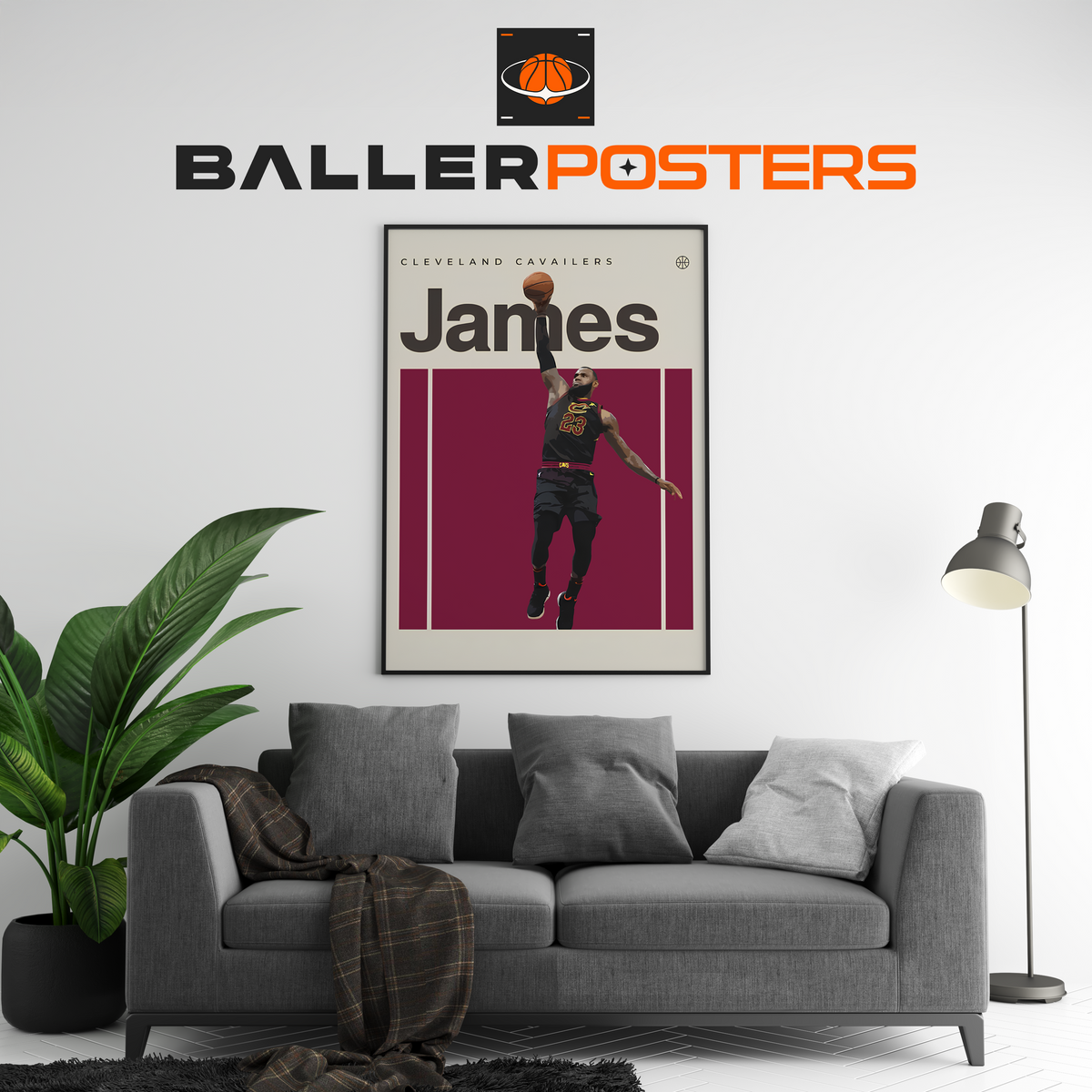 Lebron James, Cleveland Cavaliers Poster