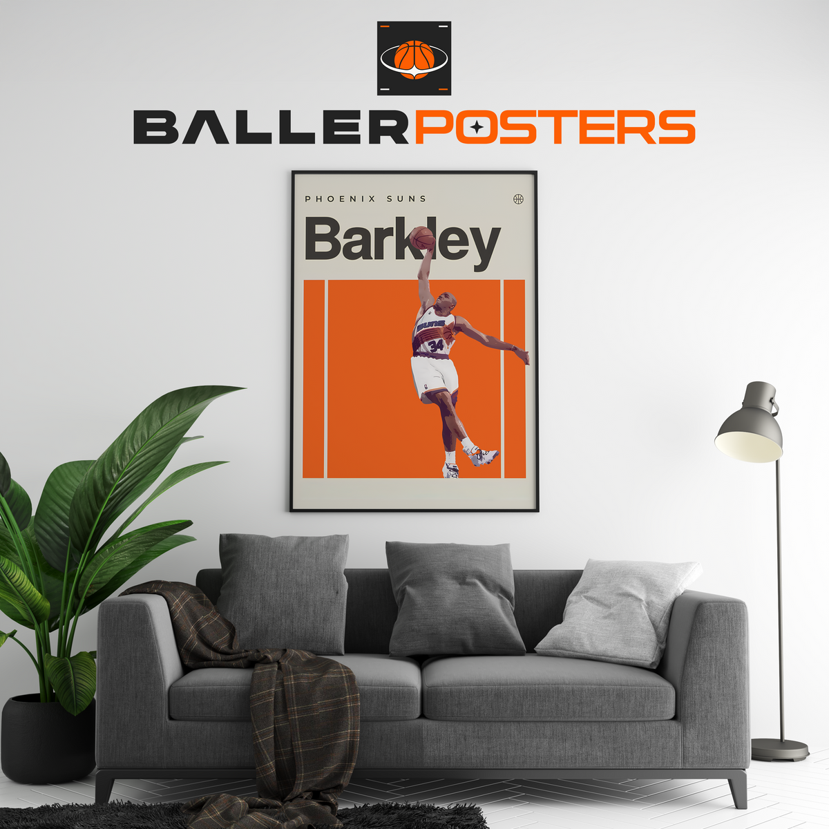 Charles Barkley, Phoenix Suns Poster