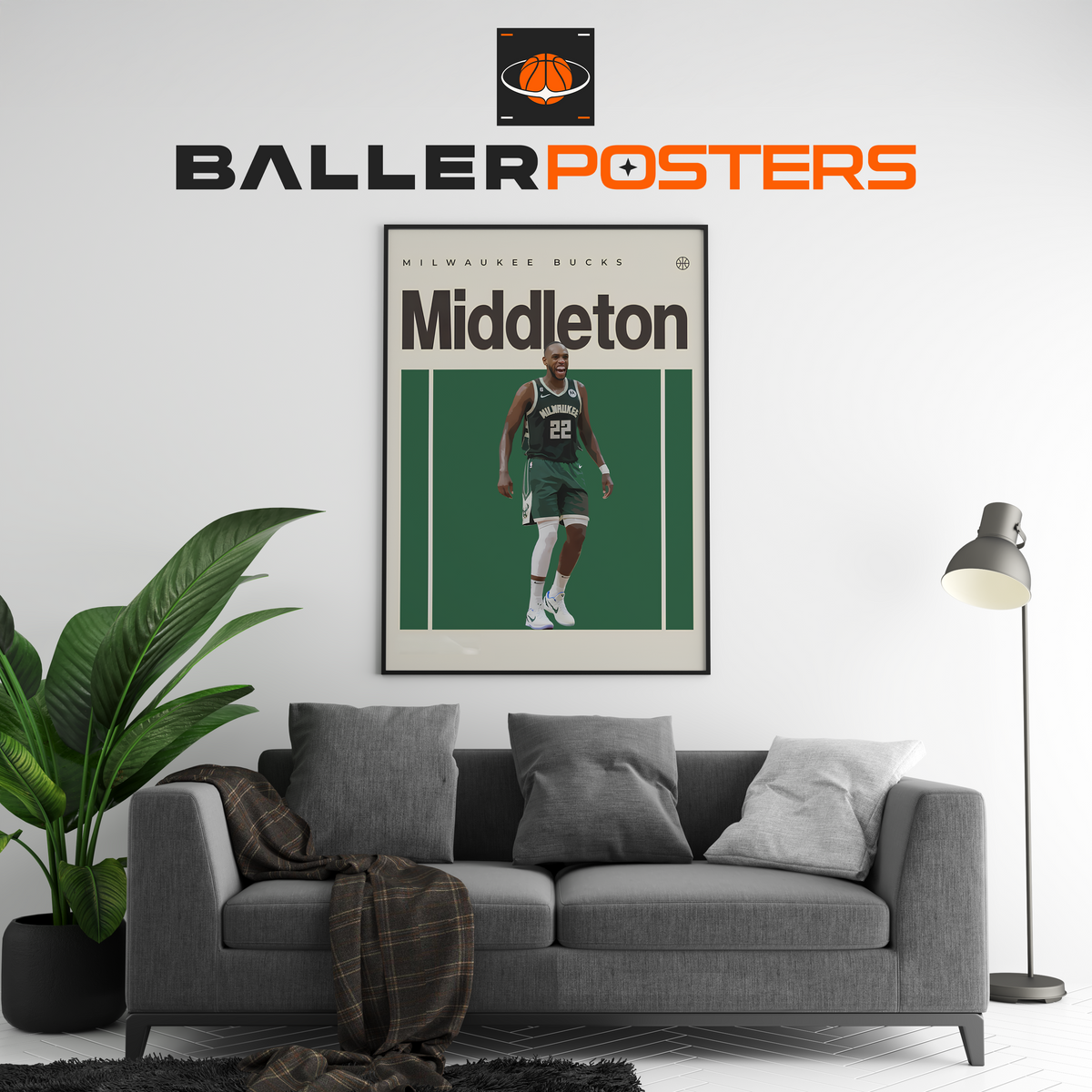 Khris Middleton, Milwaukee Bucks Poster