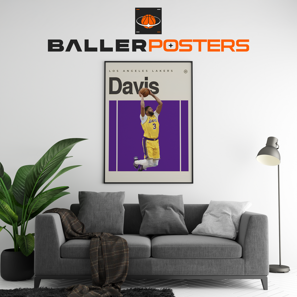Anthony Davis, Los Angeles Lakers Poster