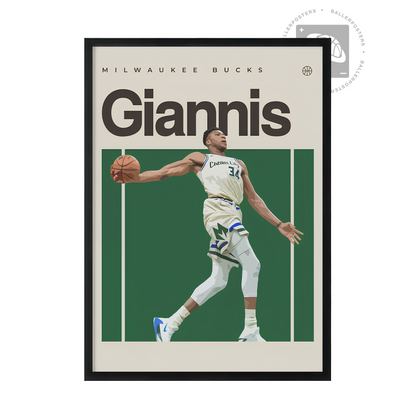 Giannis Antetokounmpo, Milwaukee Bucks Poster