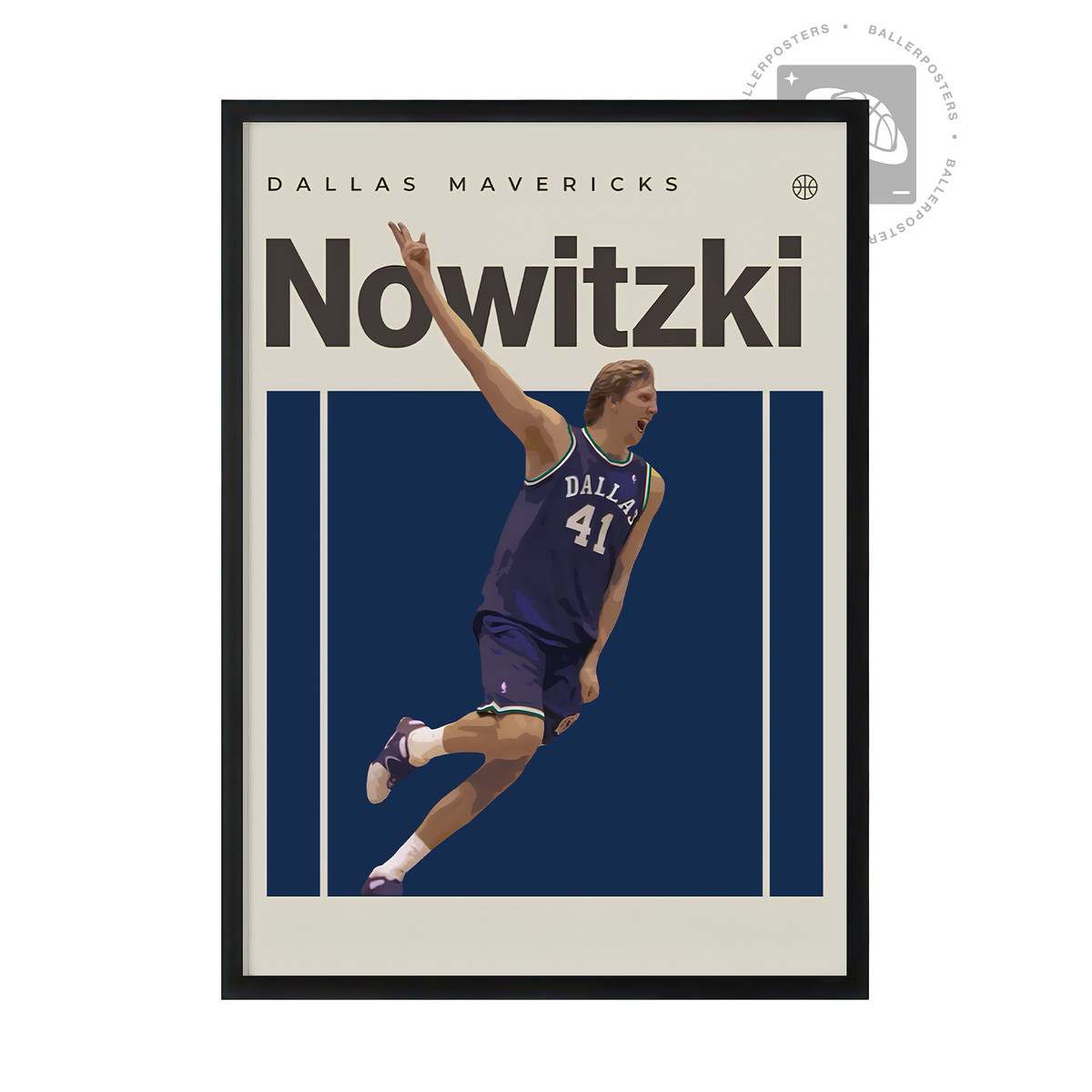 Dirk Nowitzki, Dallas Mavericks Poster