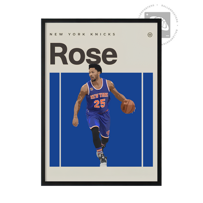 Derrick Rose, New York Knicks Poster