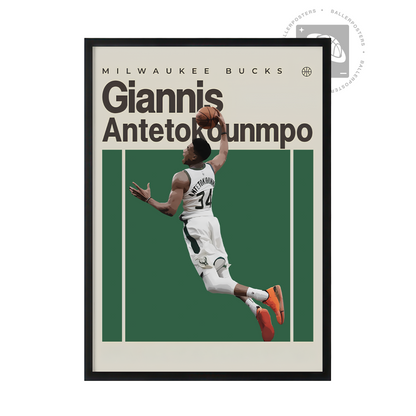 Giannis Antetokounmpo, Milwaukee Bucks Poster
