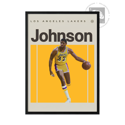 Magic Johnson, Los Angeles Lakers Poster