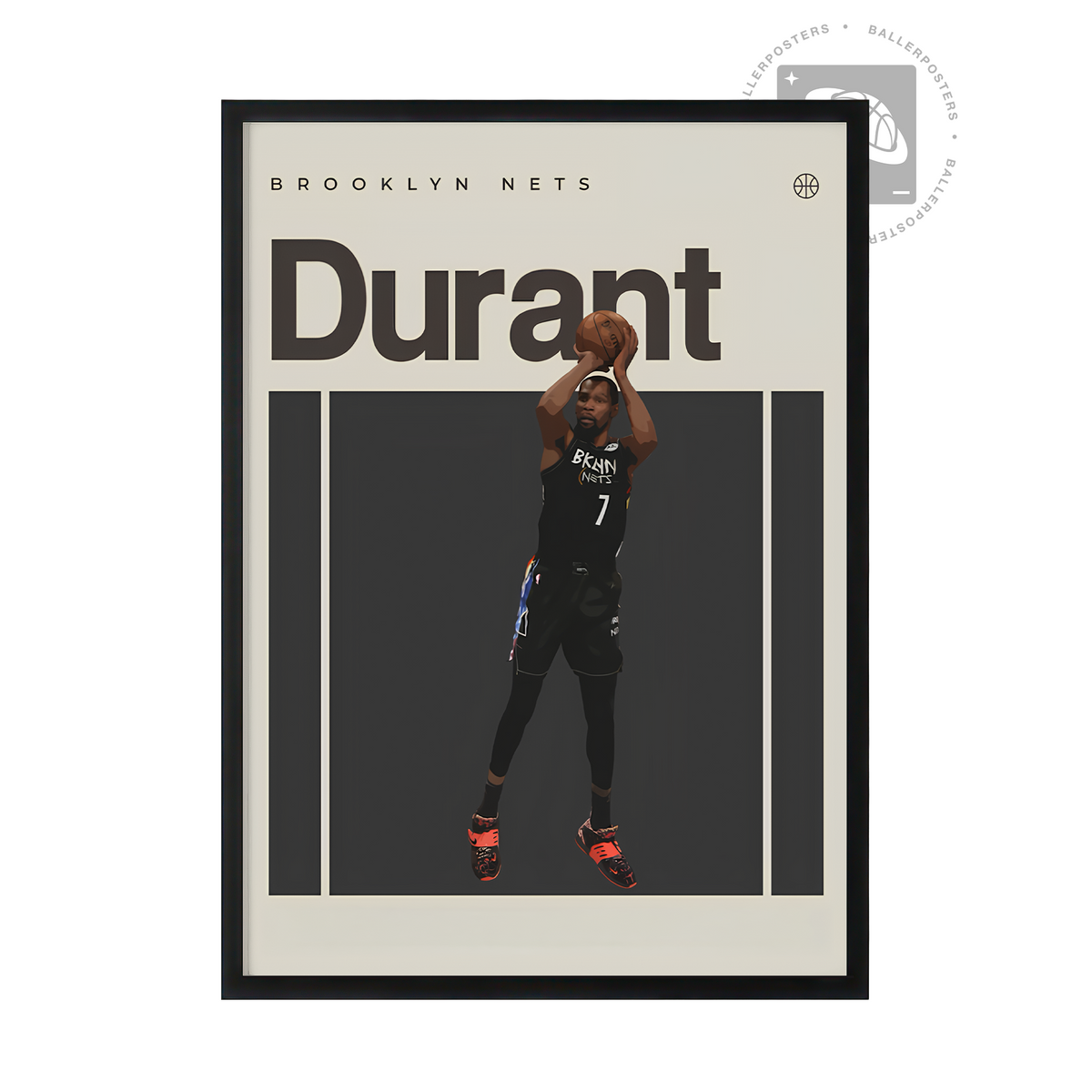 Kevin Durant, Brooklyn Nets Poster