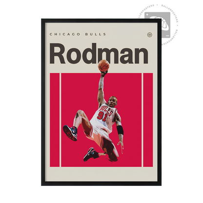 Dennis Rodman, Chicago Bulls Poster