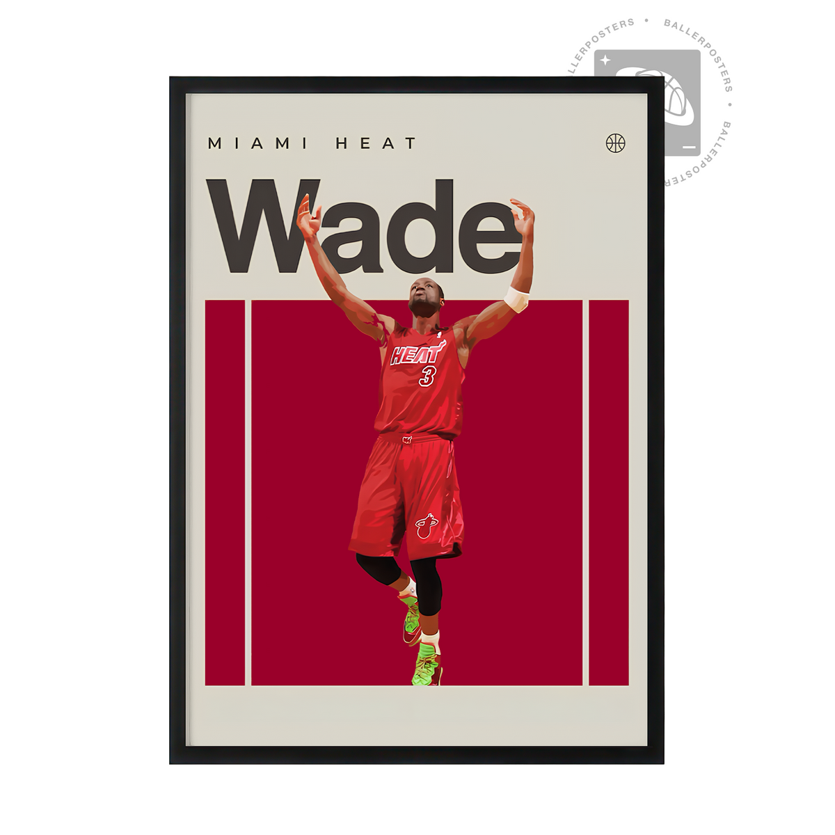 Dwayne Wade, Miami Heat Poster