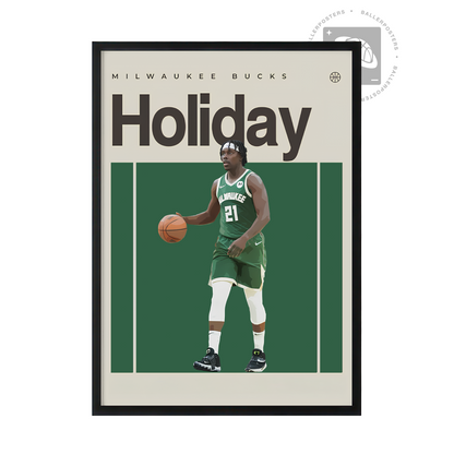 Jrue Holiday, Milwaukee Bucks Poster