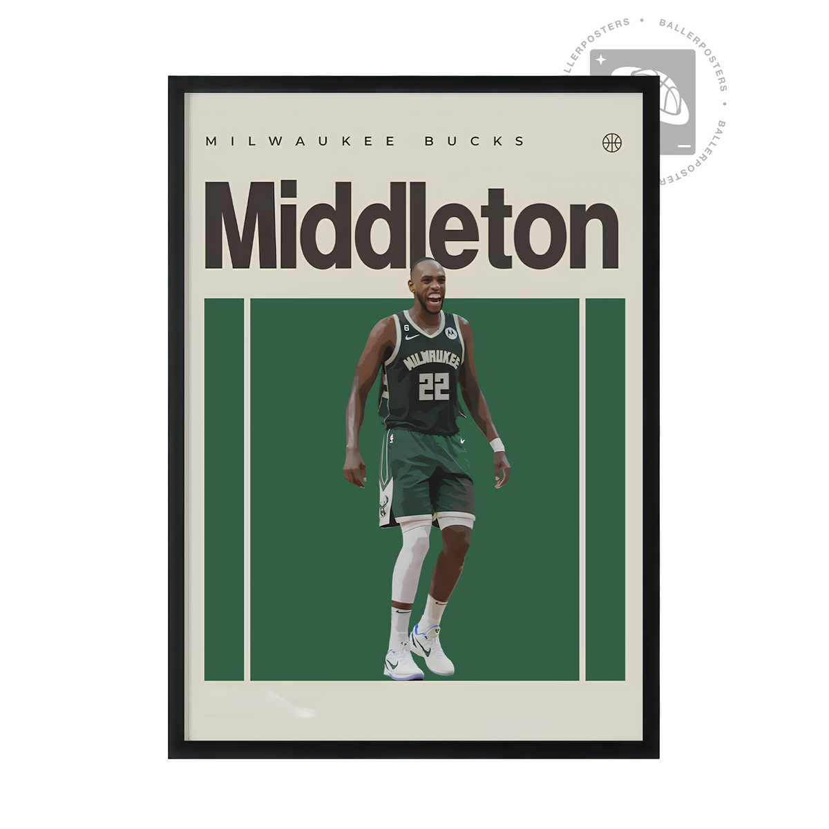 Khris Middleton, Milwaukee Bucks Poster