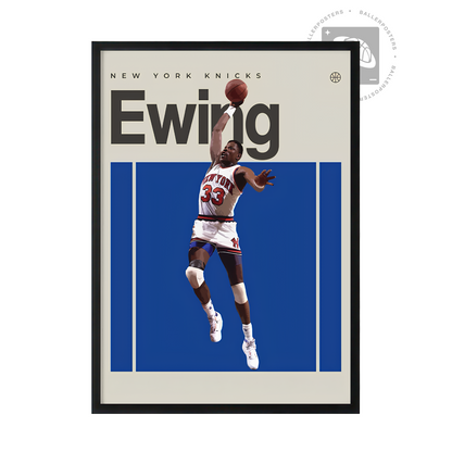Patrick Ewing, New York Knicks Poster