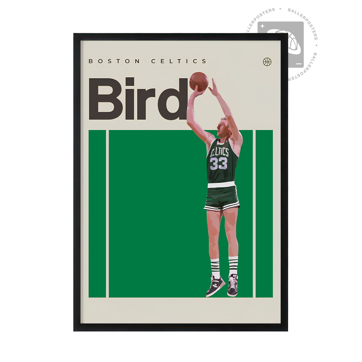 Larry Bird, Boston Celtics Poster