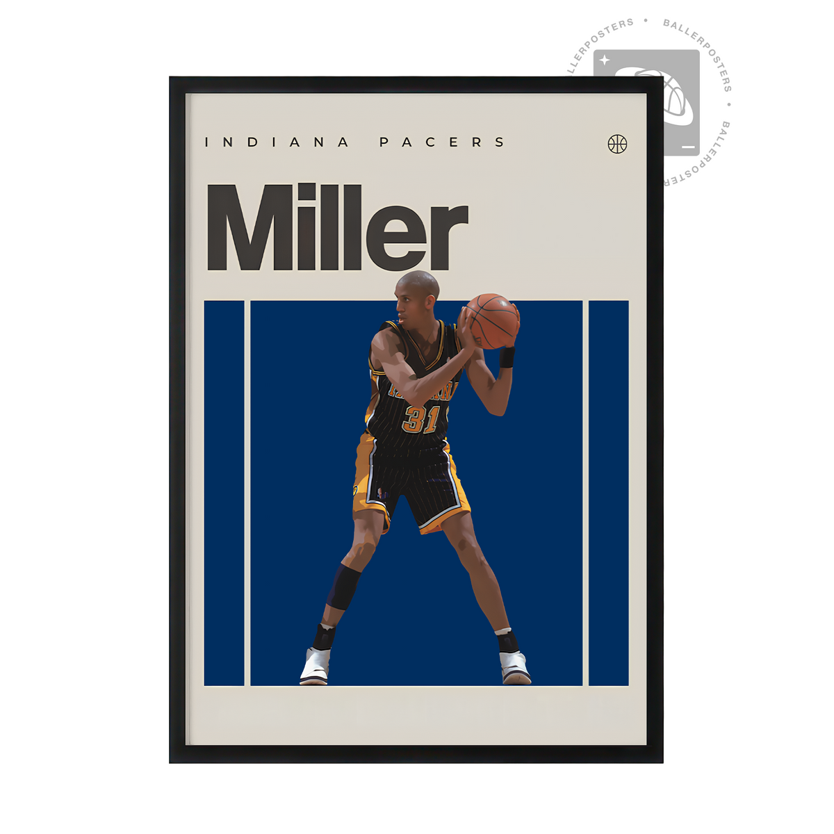 Reggie Miller, Indiana Pacers Poster