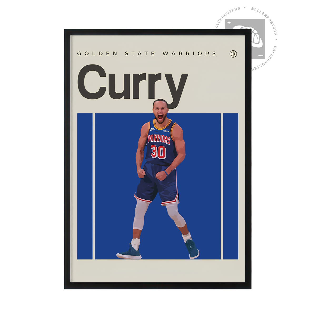 Steph Curry, Golden State Warriors Poster