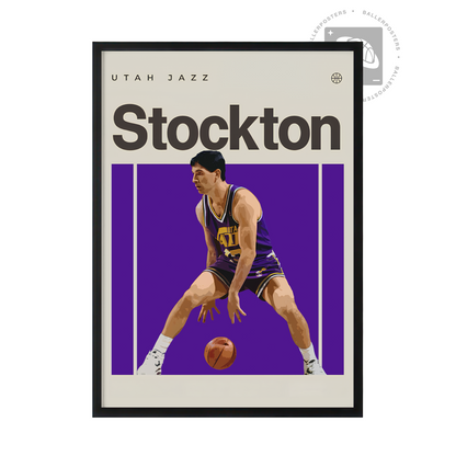 John Stockton, Utah Jazz Poster
