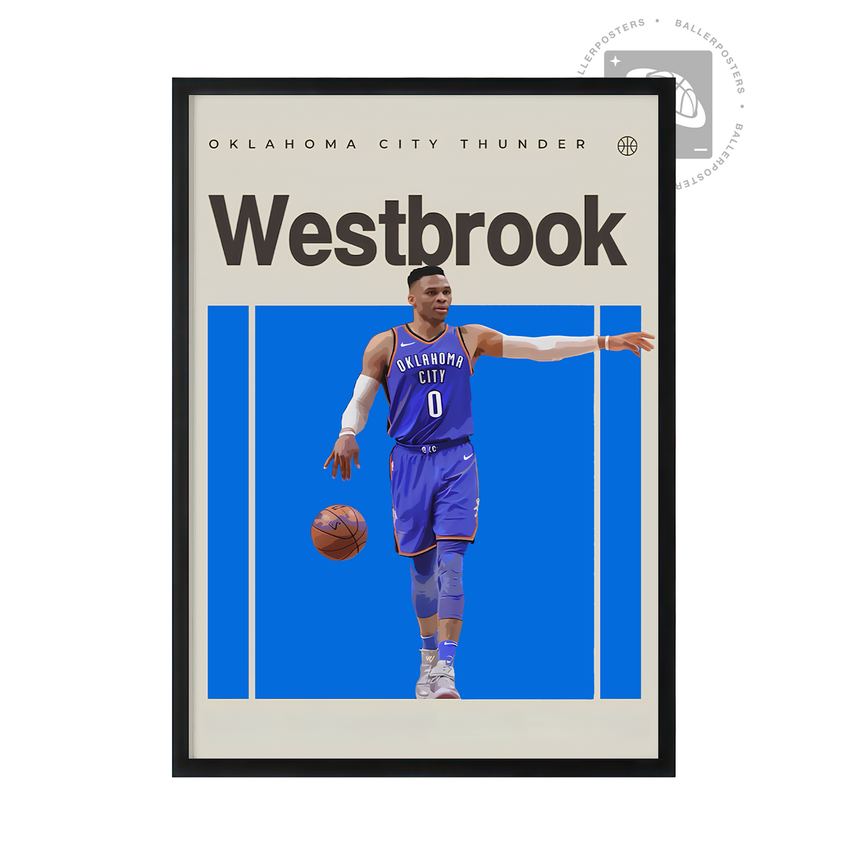 Russell Westbrook, Oklahoma City Thunder Poster