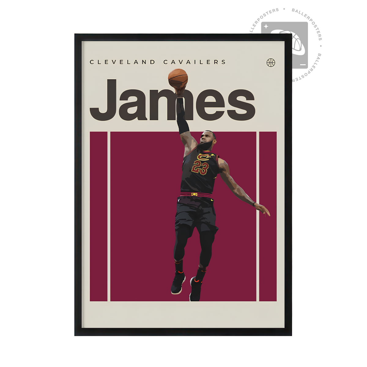 Lebron James, Cleveland Cavaliers Poster