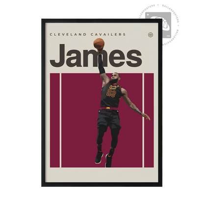 Lebron James, Cleveland Cavaliers Poster