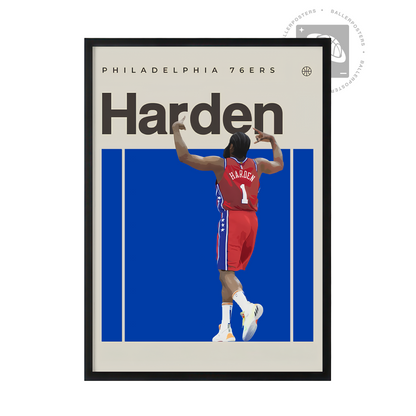 James Harden, Philadelphia 76ers Poster