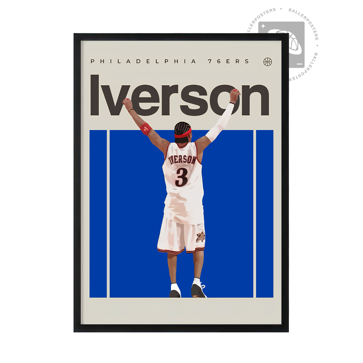 Allen Iverson, Philadelphia 76ers Poster