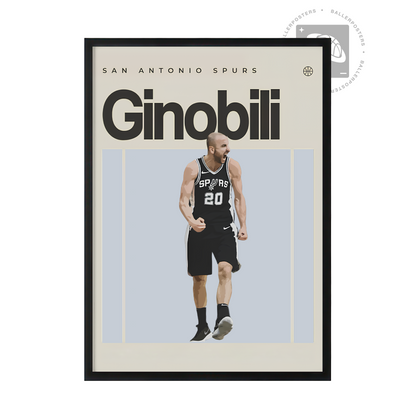 Manu Ginóbili, San Antonio Spurs Poster