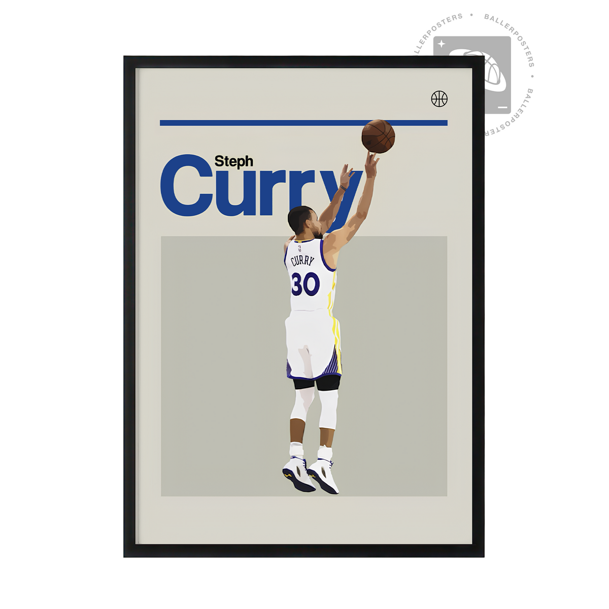 Steph Curry, Golden State Warriors Poster