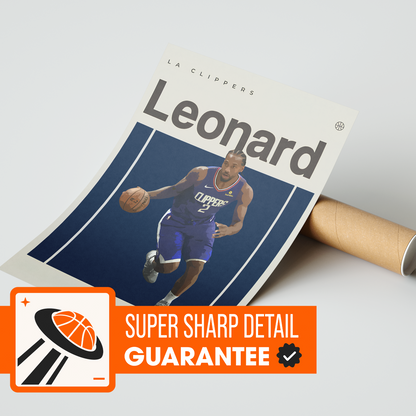 Kawhi Leonard, Los Angeles Clippers Poster