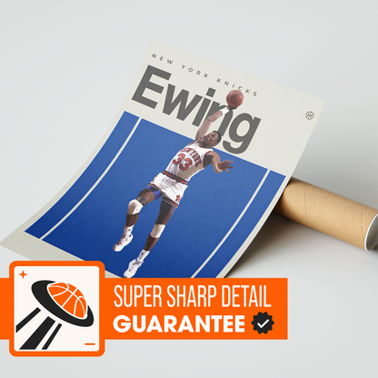 Patrick Ewing, New York Knicks Poster