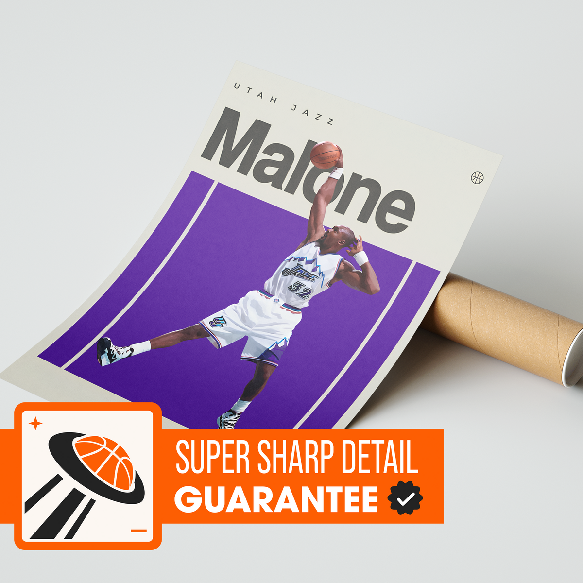 Karl Malone, Utah Jazz Poster