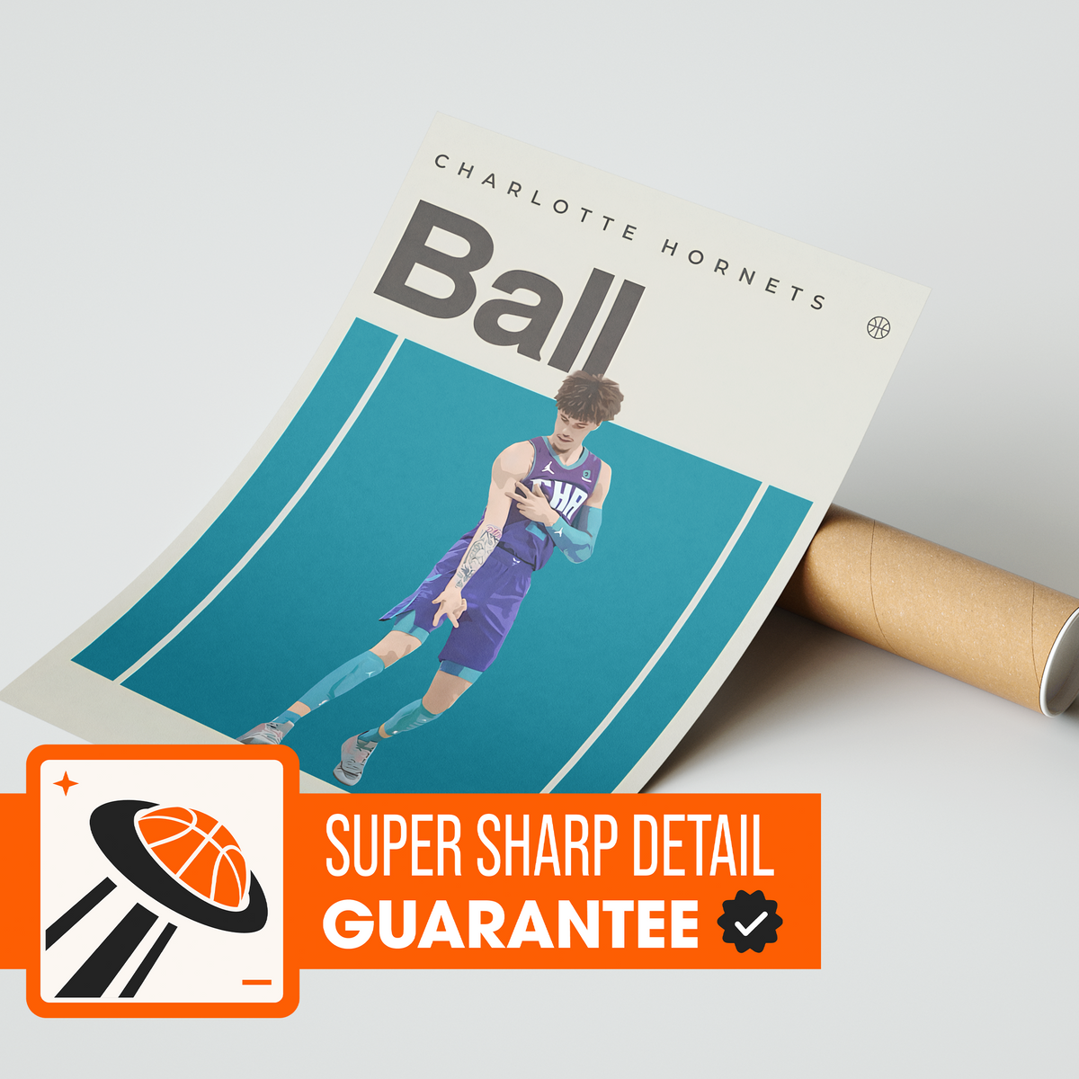 Lamelo Ball, Charlotte Hornets Poster