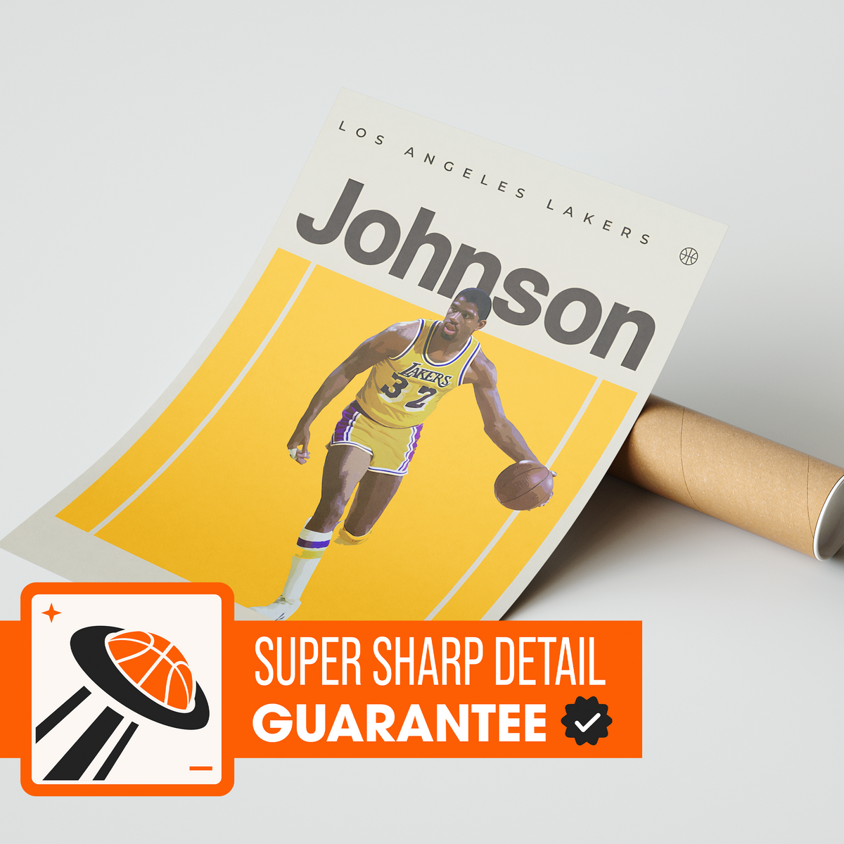 Magic Johnson, Los Angeles Lakers Poster