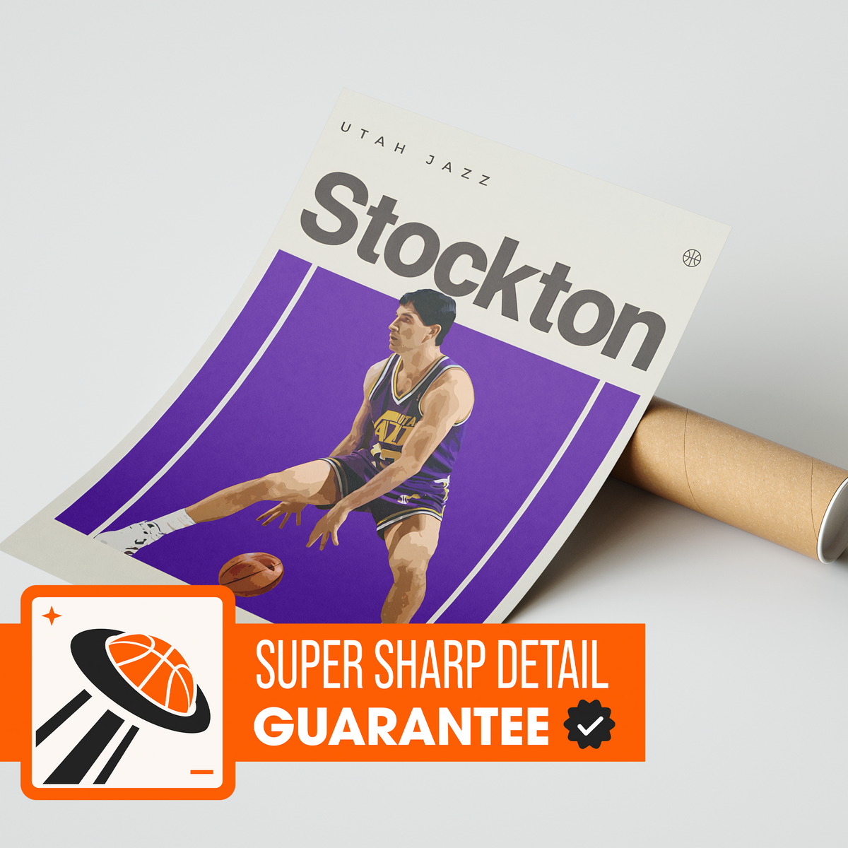 John Stockton, Utah Jazz Poster