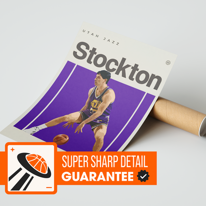 John Stockton, Utah Jazz Poster