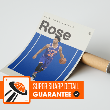 Derrick Rose, New York Knicks Poster