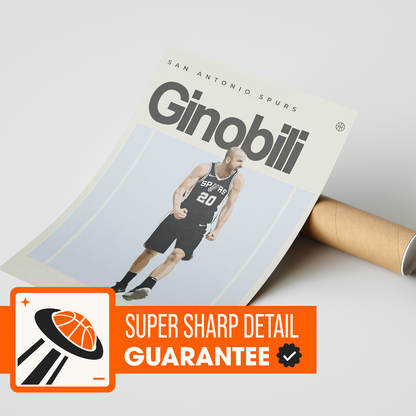 Manu Ginóbili, San Antonio Spurs Poster