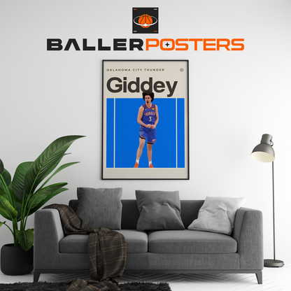 Josh Giddey, Oklahoma City Thunder Poster