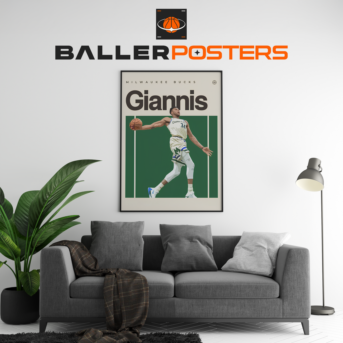 Giannis Antetokounmpo, Milwaukee Bucks Poster