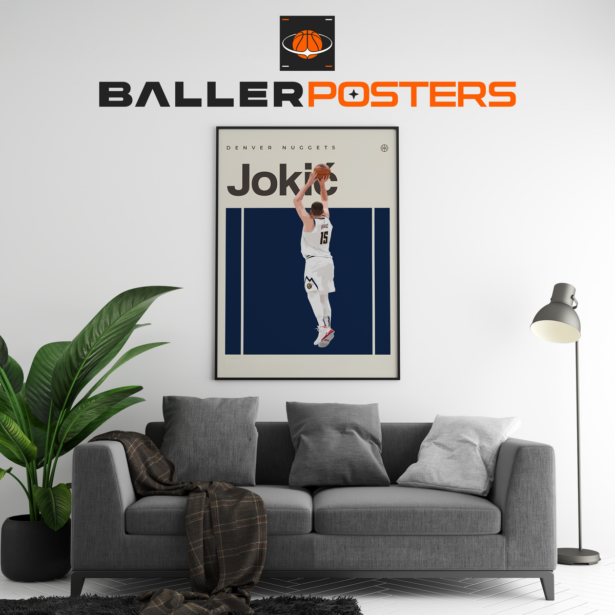 Nikola Jokic, Denver Nuggets Poster