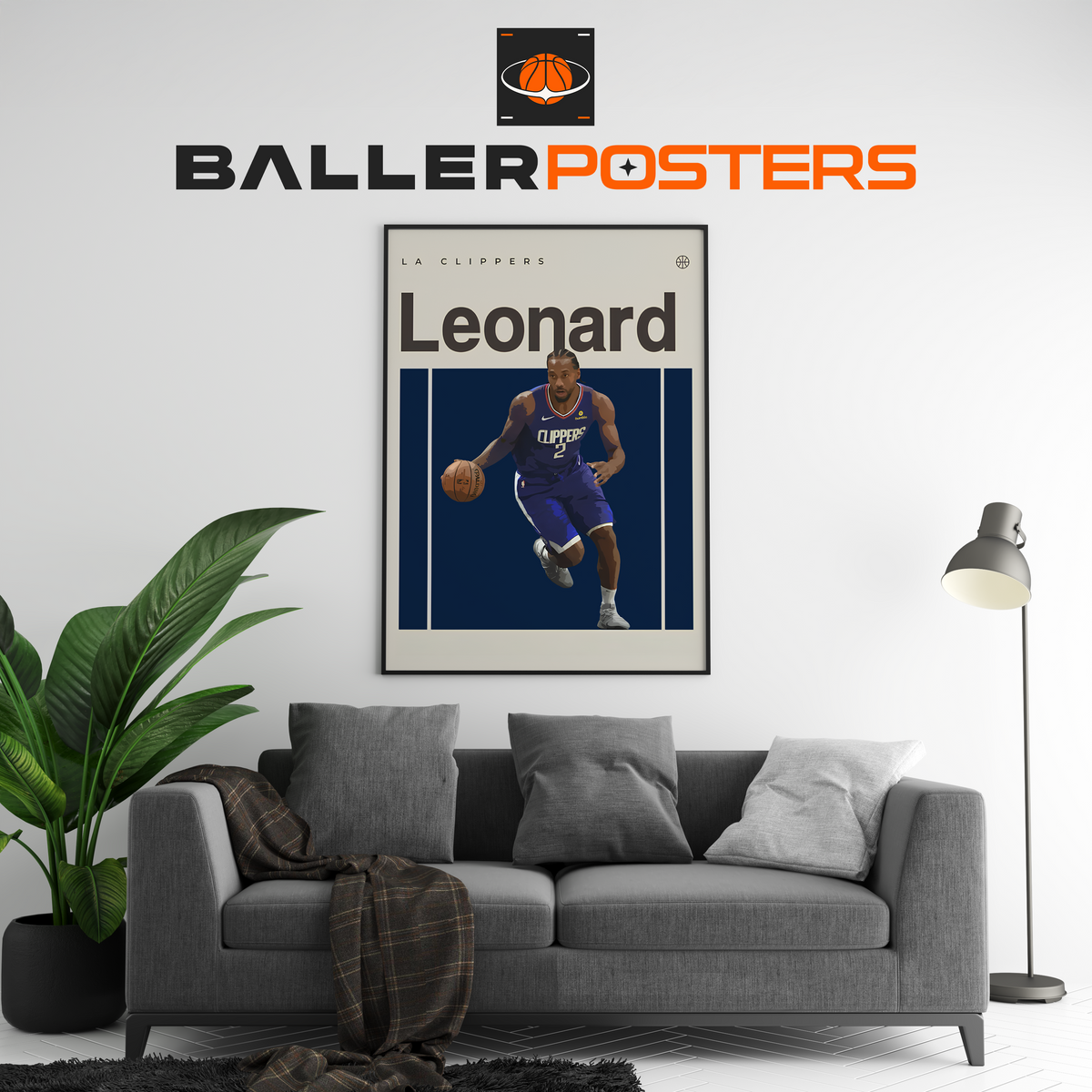 Kawhi Leonard, Los Angeles Clippers Poster