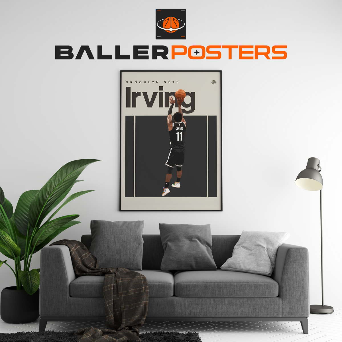 Kyrie Irving, Brooklyn Nets Poster