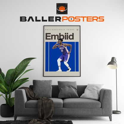 Joel Embiid, Philadelphia 76ers Poster