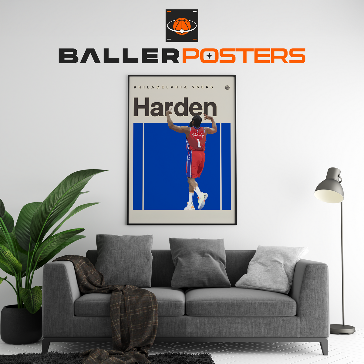 James Harden, Philadelphia 76ers Poster
